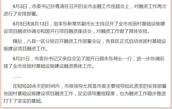國開行支持貧困村基礎設施建設，隴南究竟能分得多大“蛋糕”？